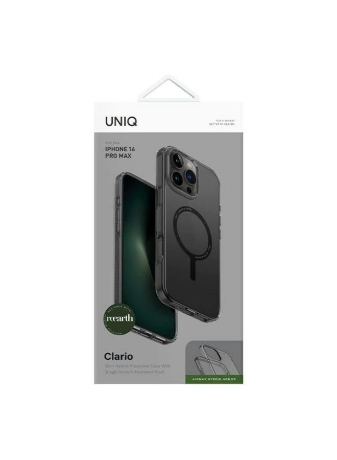 Uniq iPhone 16 Pro Max Hybrid Clario MagSafe Case Lucent | Smoke Uniq iPhone 16 Pro Max Hybrid Clario MagSafe Case Lucent | Smoke